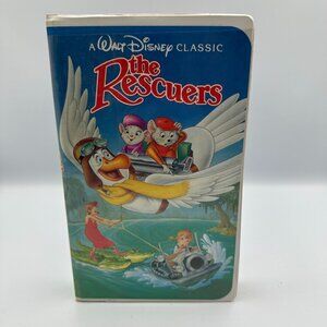 The Rescuers VHS Walt Disney Classic 1992 Animation Family Movie G-Rated